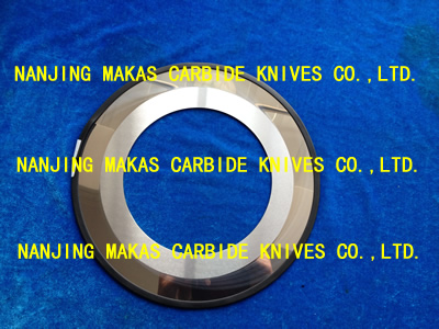 Peters slitter blade, slitter knife, TC slitter blade,  Solid Carbide Peters Slitter Blade, carbide slitter knife , Corrugated Slitter Knife, Carbide Razor Blade,  Peters slitter knife, Peters slitting blade, Peters Slitter Blade, carbide slitting blade