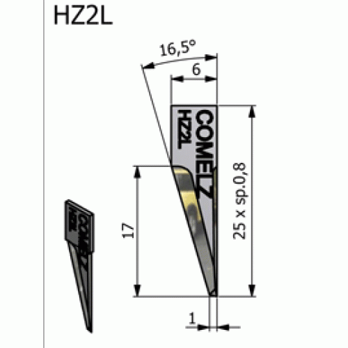 Comelz Blade HZ2L, Comelz Blade, Comelz Blades