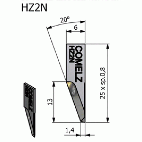 Comelz Blade HZ2N, Comelz Blades HZ2N, Comelz Blade