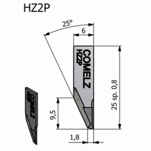 Comelz Blade HZ2P, Comelz HZ2P Blade