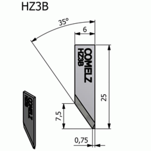 Comelz Blade HZ3B, Comelz HZ3B Blade