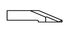 ATOM Blade 0103B858, ATOM Blades 0103B858, ATOM Flashcut Blade, ATOM Cutter Blade, ATOM Plotter Blade, Solid Carbide Blade, Tungsten Carbide Blade, ATOM, Blades, Oscillating Blade, 0103B858