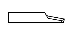 ATOM Blade 0103D998, ATOM Blades 0103D998,  ATOM Flashcut Blade, ATOM Cutter Blade, ATOM Plotter Blade, Solid Carbide Blade,  Tungsten Carbide Blade, ATOM, Blades, Oscillating Blade, 0103D998