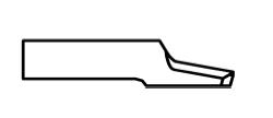 ATOM Blade 0103D999, ATOM Blades 0103D999,  ATOM Flashcut Blade, ATOM Cutter Blade, ATOM Plotter Blade, Solid Carbide Blade,  Tungsten Carbide Blade, ATOM, Blades, Oscillating Blade, 0103D999