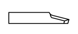 ATOM Blade 01030728, ATOM Blades 01030728,  ATOM Flashcut Blade, ATOM Cutter Blade, ATOM Plotter Blade, Solid Carbide Blade,  Tungsten Carbide Blade, ATOM, Blades, Oscillating Blade, 01030728