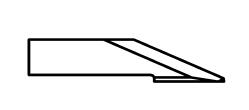 ATOM Blade 01030782, ATOM Blades 01030782,  ATOM Flashcut Blade, ATOM Cutter Blade, ATOM Plotter Blade, Solid Carbide Blade,  Tungsten Carbide Blade, ATOM, Blades, Oscillating Blade, 01030782