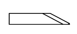 ATOM Blade 01033372, ATOM Blades 01033372,  ATOM Flashcut Blade, ATOM Cutter Blade, ATOM Plotter Blade, Solid Carbide Blade,  Tungsten Carbide Blade, ATOM, Blades, Oscillating Blade, 01033372